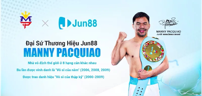 Jun88 🎖️ Trang Chủ Jun88.com Chính Thức - Truy cập nhanh +58k Manny Pacquiao – Đại sứ thương hiệu Jun88.com